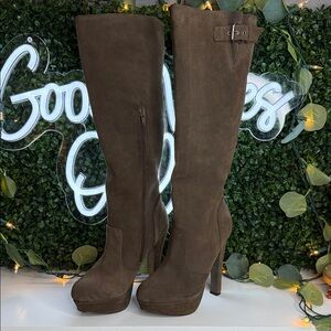 Steve Madden Dark Brown Heeled Boots